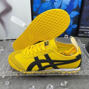 Onitsuka Tiger by Asics Mexico 66 Yellow Black Sneakers